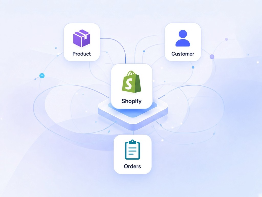 Syncify connecting Shopify products, customers and orders